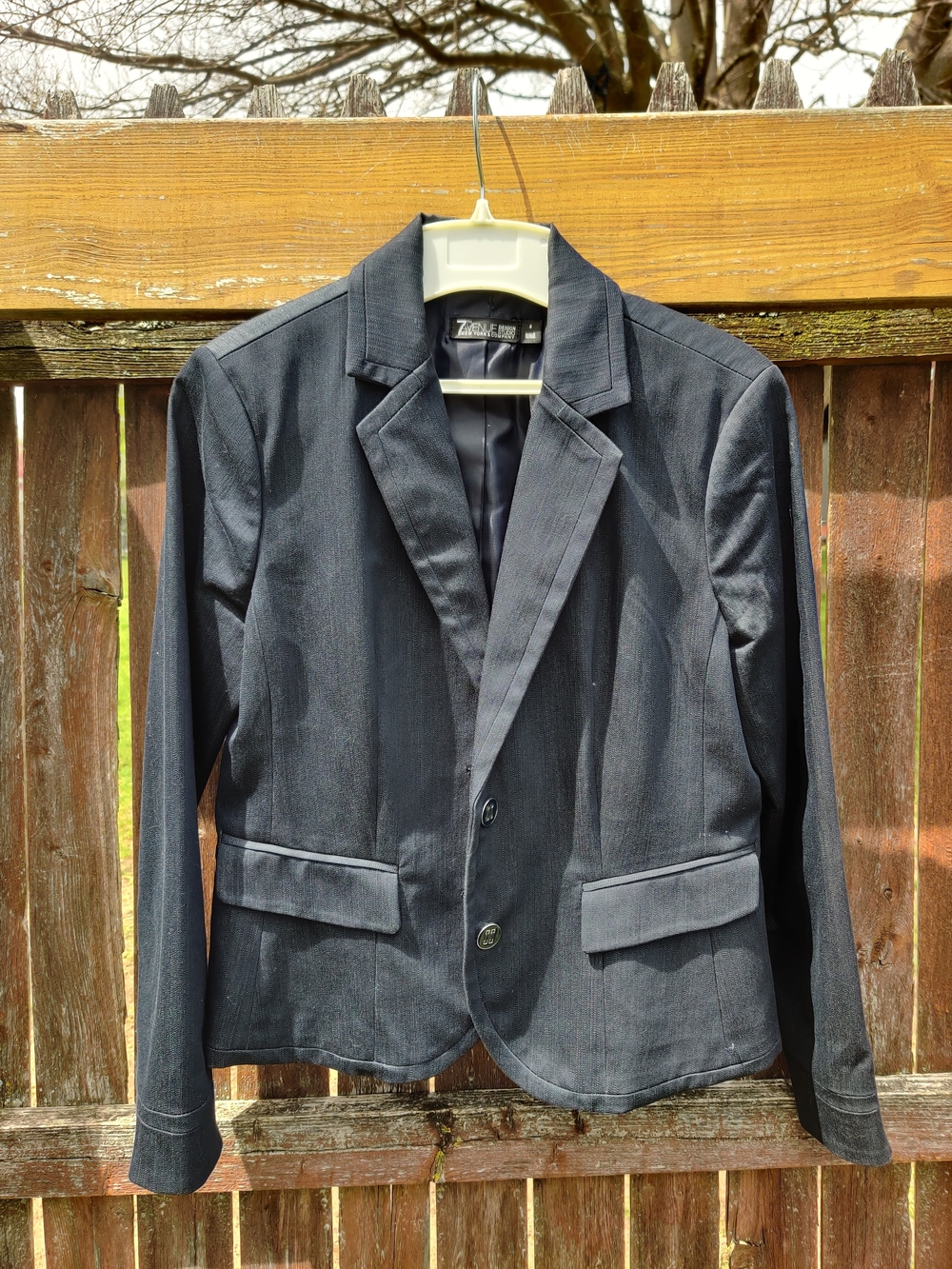 New York & Company Navy Blue Women's Blazer